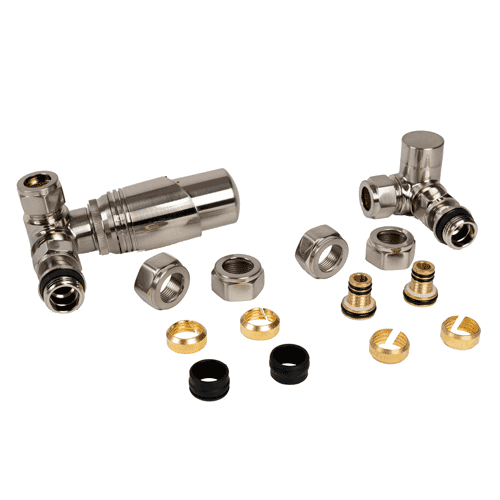 590119 Luxe rad. aansl.set db-hks RVS