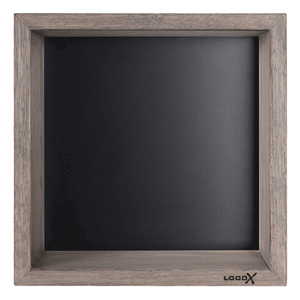 LoooX Wooden BoX square, matt black