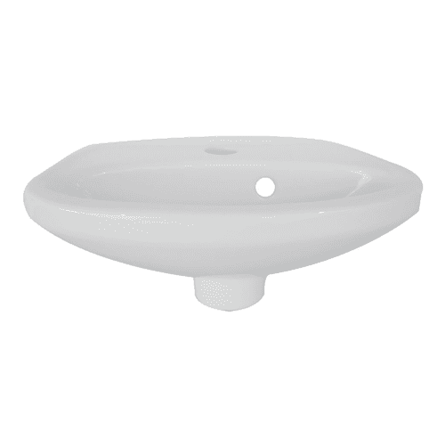 Jika Euroline handbasin, small, 245x360 mm, white