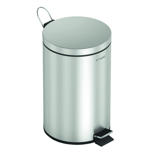 604537 GEN waste bin 12L brus SS