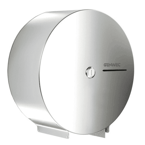 GENWEC Jumbo toiletroldispenser - RVS gepolijst