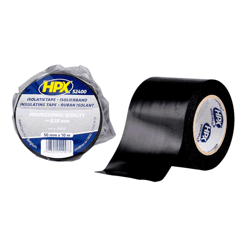 610121 Tape PVC 50mm roll black
