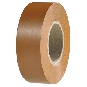 610161 Insul.tape pvc 19mm roll 20mtr brwn