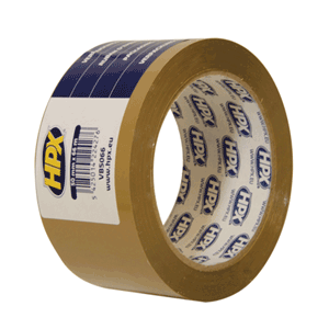 610309 Verpak.tape lw.nois bruin 50mm-66mt