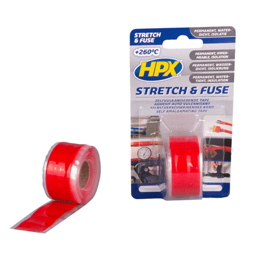 610327 STR/F rep.tape 25mm x 3mtr red