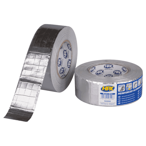 HPX versterkte aluminium tape 50mm, rol 50m
