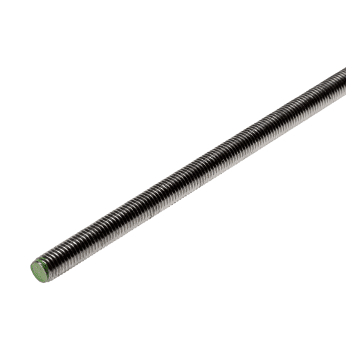 610408 threaded rod SST green, M8  x 1 mtr