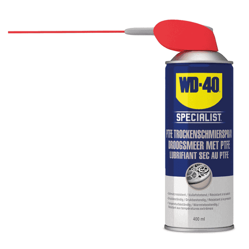WD-40 dry lubricant spray PTFE 400 ml with 'Smart Straw'