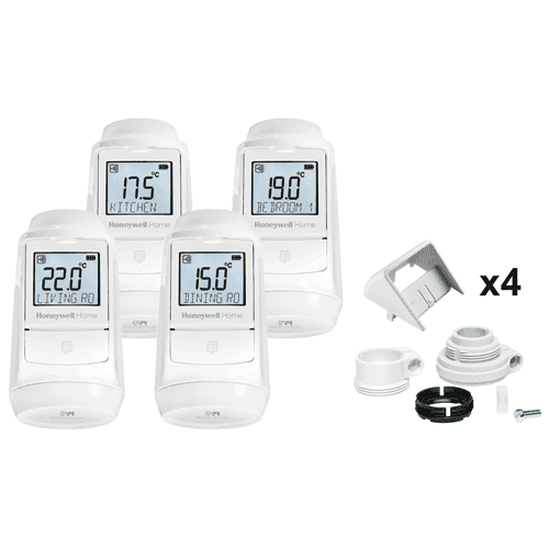 Honeywell Home EvoHome thermostatic knob HR93WE, multipack