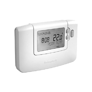 Honeywell Home digital CMT937 clock thermostat, white