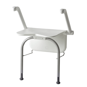 613206 Safe relax+armrests+supp. white