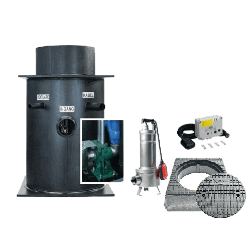 DAB pump chamber PE612 complete