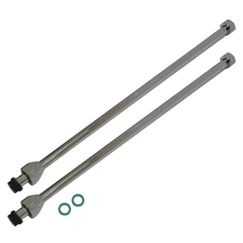 Itho Daalderop connection pipe, set of 2, 12x400 mm, 1/2" x 3/8"