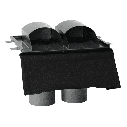 Itho Daalderop HP-M25i roof outlet, black