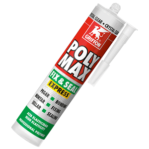Griffon Poly Max Fix &amp; Seal Express crystal clear, 300gr