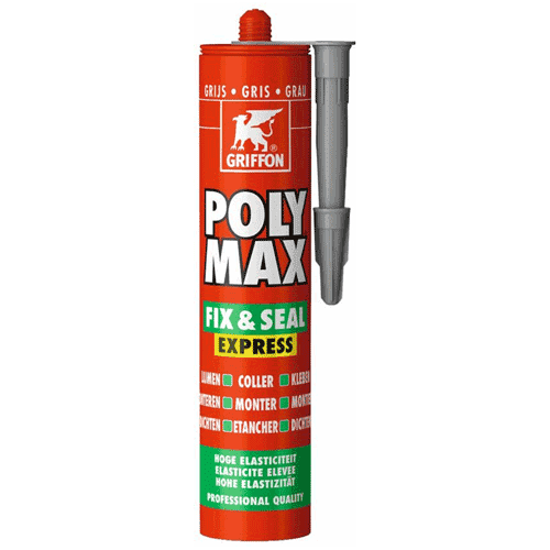 Griffon Poly Max Fix &amp; Seal Express grey, 425gr