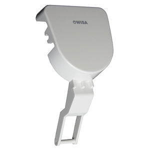 Wisa W1000 button, white - packed