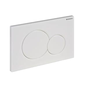 615030 GEB flush plate Sigma01 white