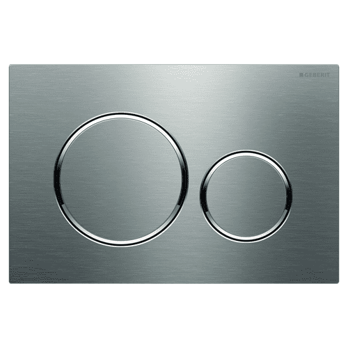 Geberit SIGMA 20 flush plate – stainless steel (screw-on)