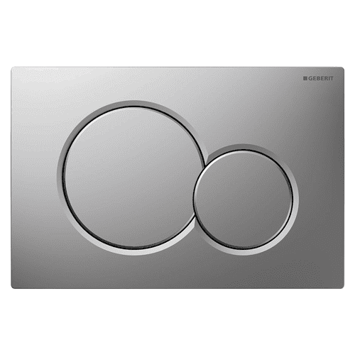 Geberit SIGMA 01 flush plate, matt chrome