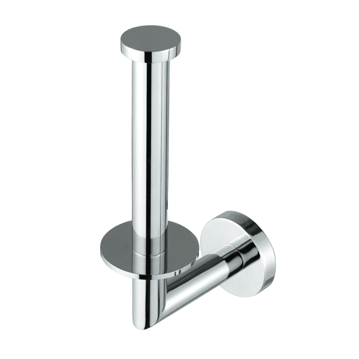 Geesa Nemox Collection spare toilet roll holder with plate, chrome