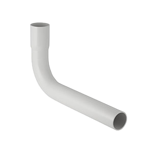 615459 GEB flush bend 90° PVC white 44