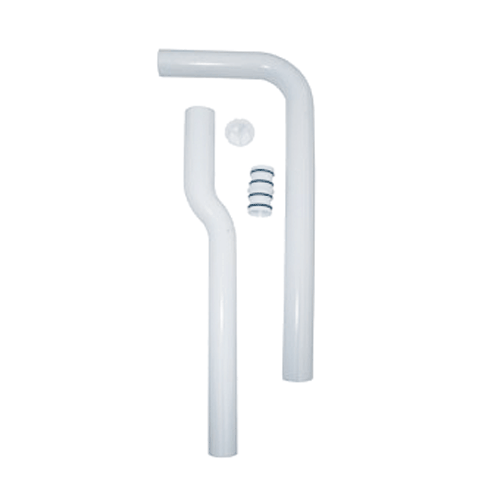 615509 GEB flush bend halfhigh 2prt white