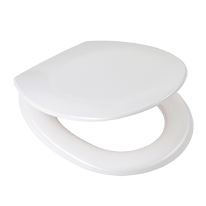 Duroplast toilet seat with cover, white