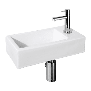 WaSani small hand basin set White Square