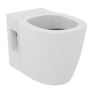Connect Freedom wall-hung toilet, raised model + 6cm, white
