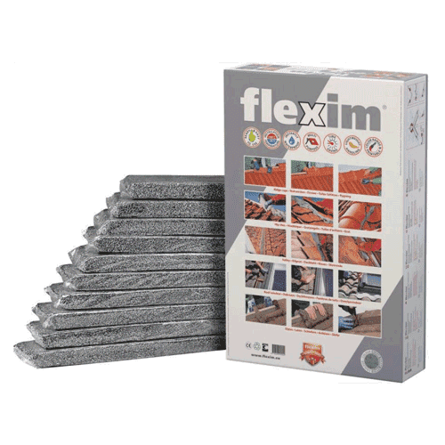 616292 Flexim roof mortar grey box 10pcs.