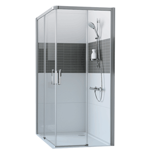 Huppe Classics 2 Easy Entry schuifdeur hoekinstap, 2 -delig