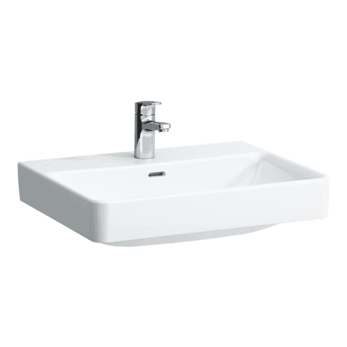 617067 LAU washbasin 600x465x95 +tap white