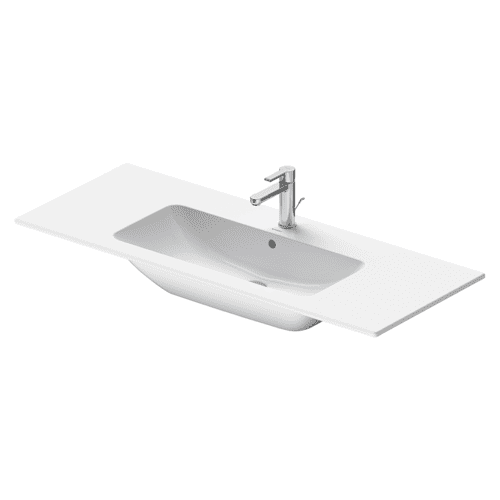 Duravit ME by Starck washbasin 233612, white silk matt - without tap hole