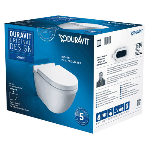 Duravit Starck 3 wall-mounted toilet 422509