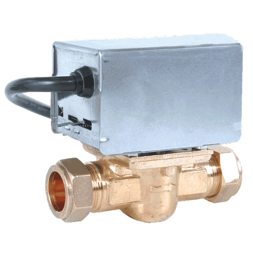 681833 2 -Weg klep 3/4"bi + motor 230V