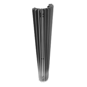 Jaga verticale wand design radiator Iguana Circo