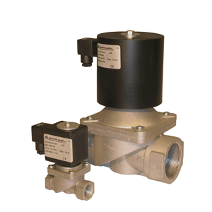 Automatic gas solenoid valve