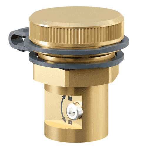 Komfort fill/drain adapter for balancing valve