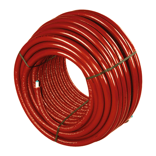 Uponor Uni Pipe PLUS pre-insulated S4, 20x2.25 mm, L=100 m, red