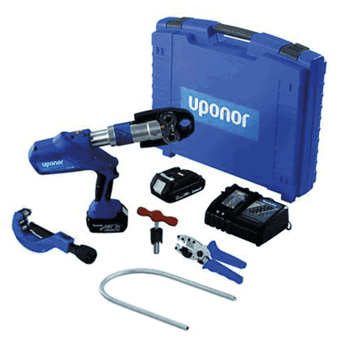 Uponor S-Press cordless tool kit, Benelux