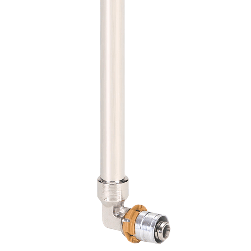 Uponor S-Press Smart Aqua adaptor elbow, 14x12 mm