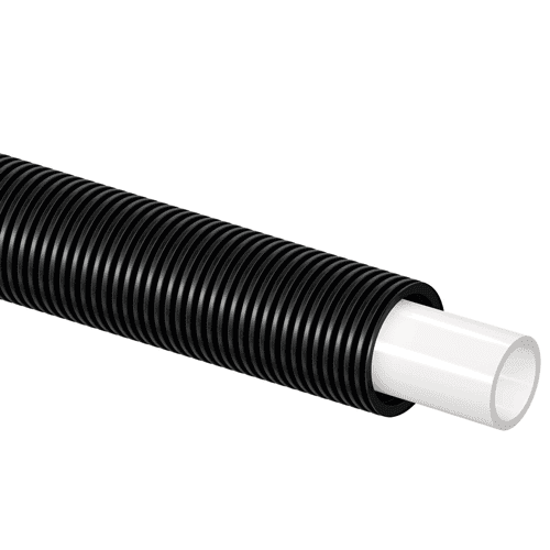 Uponor Radi Pipe natural in conduit PN6, black, on roll