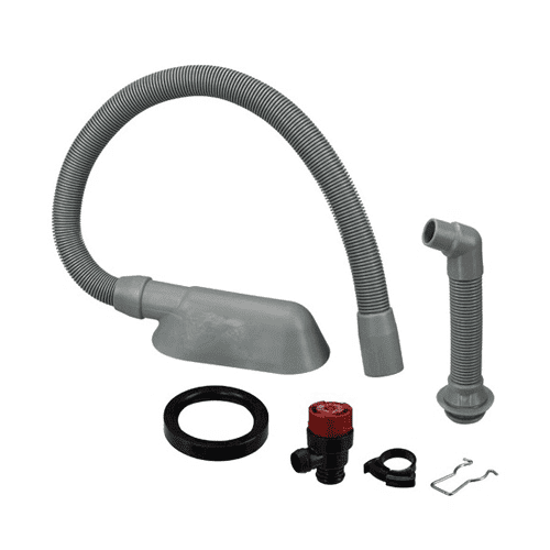 Remeha pressure relief valve with hose