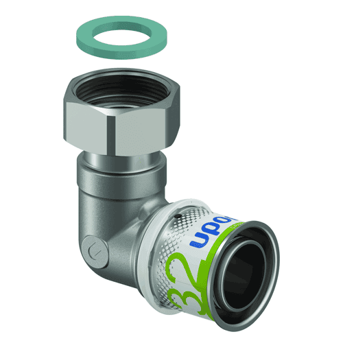 685753 UPO S-P+ knie wart.moer kopp.32x1""