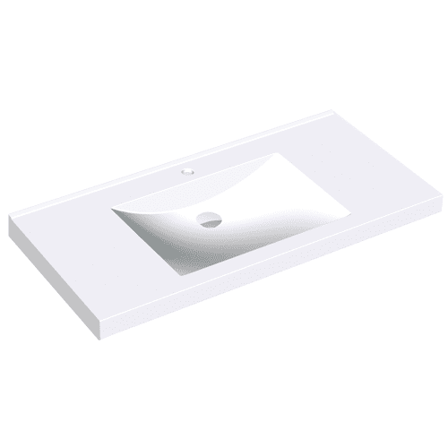 KWC Quadro hand basin, 100 cm