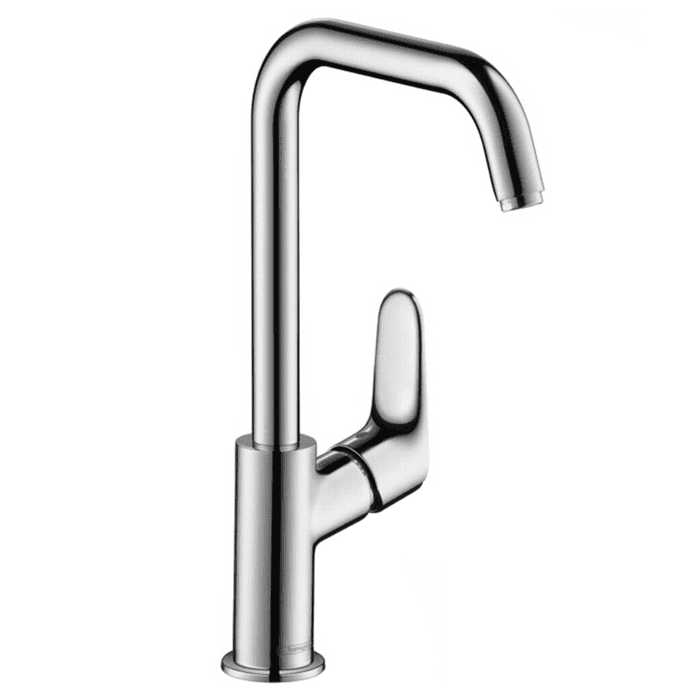 Hansgrohe Focus 240 hand basin mixer tap single-lever, high spout, pop-up waste