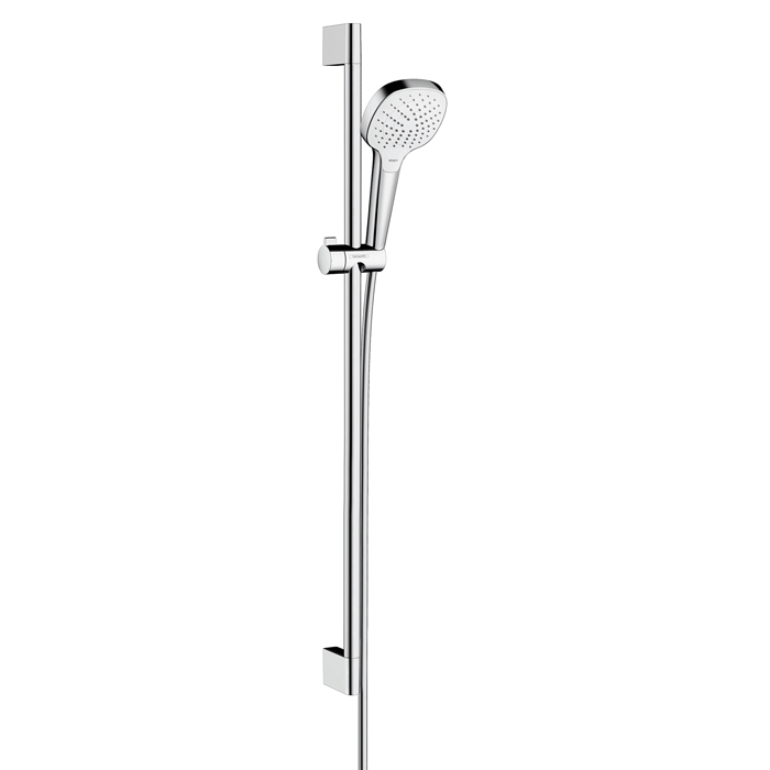 Hansgrohe Croma Select E shower set 1Jet EcoSmart with Unica shower riser rail