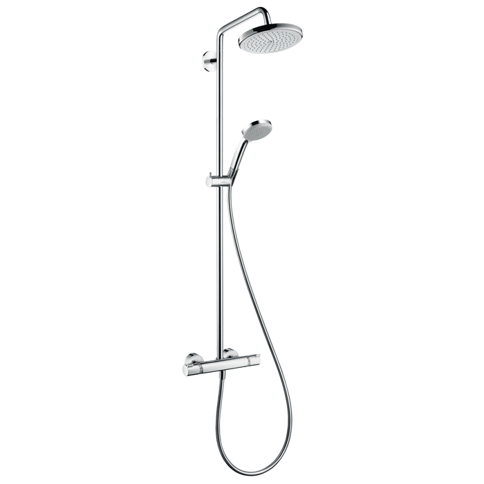 Hansgrohe Croma shower pipe 220 1jet with thermostat