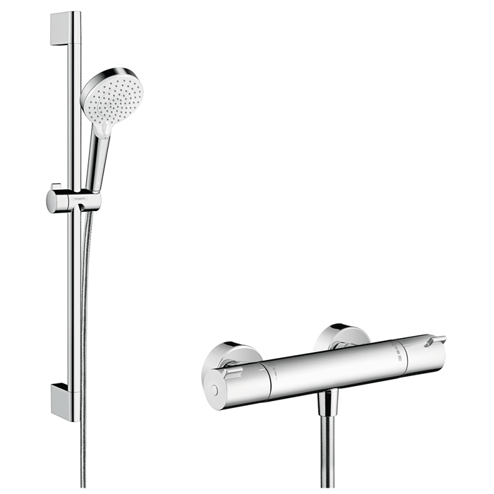 Hansgrohe Crometta surface-mounted Vario shower system